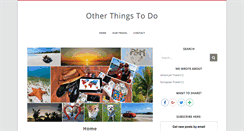 Desktop Screenshot of otherthingstodo.com